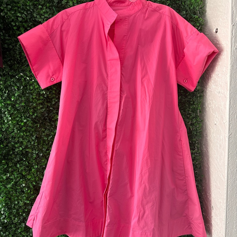 NWT Caryn Lawn Short Sleeve Shirt Dress - Picture 3 of 8